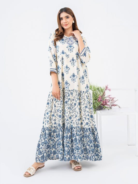 Lawn Frock-Embroidered (Pret)