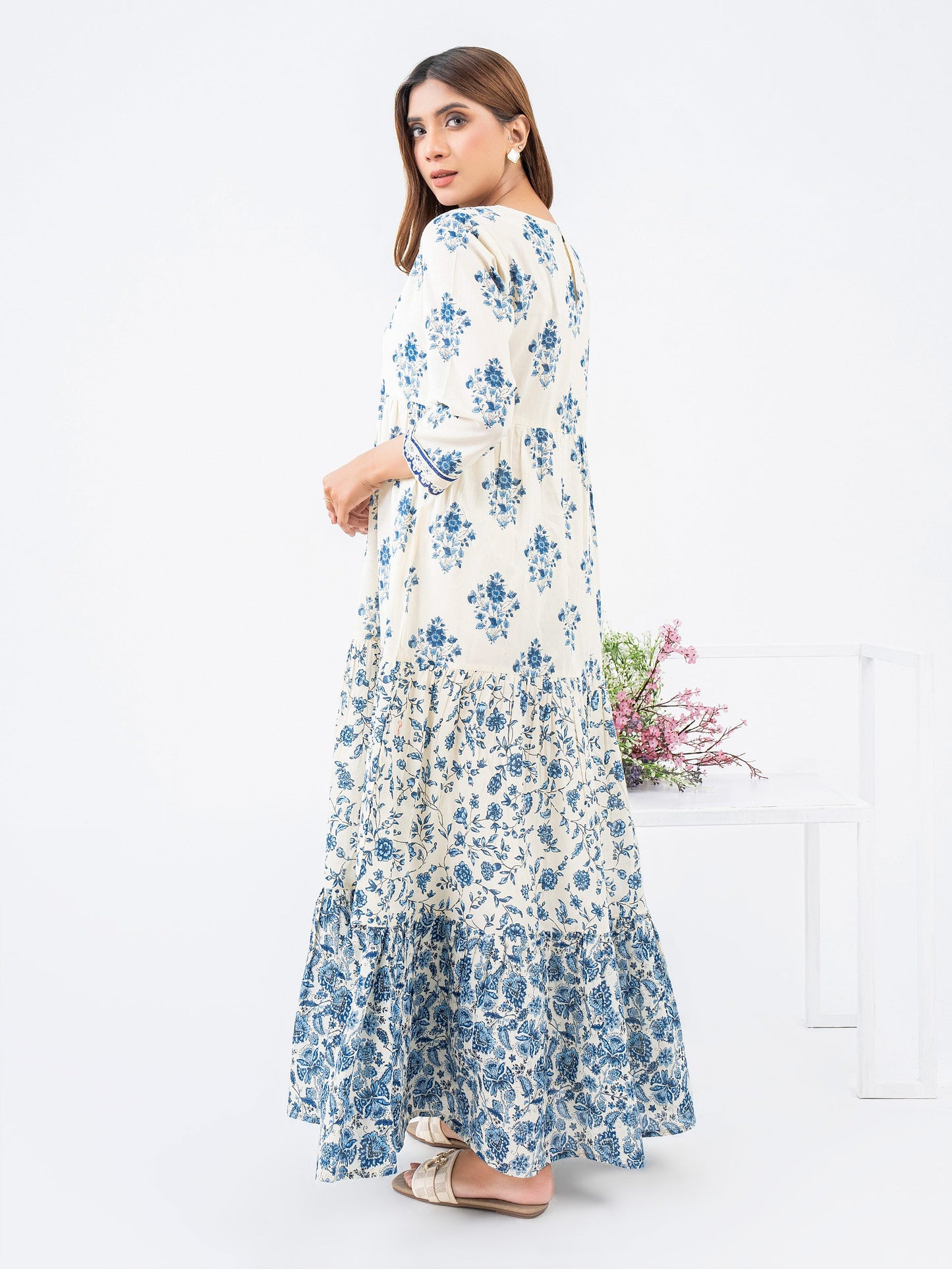 Lawn Frock-Embroidered (Pret)