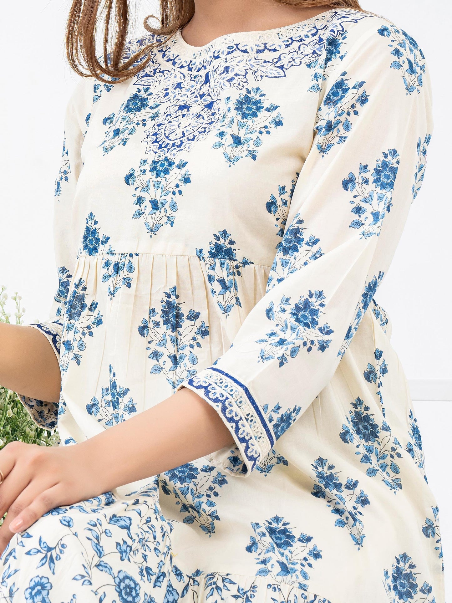 Lawn Frock-Embroidered (Pret)