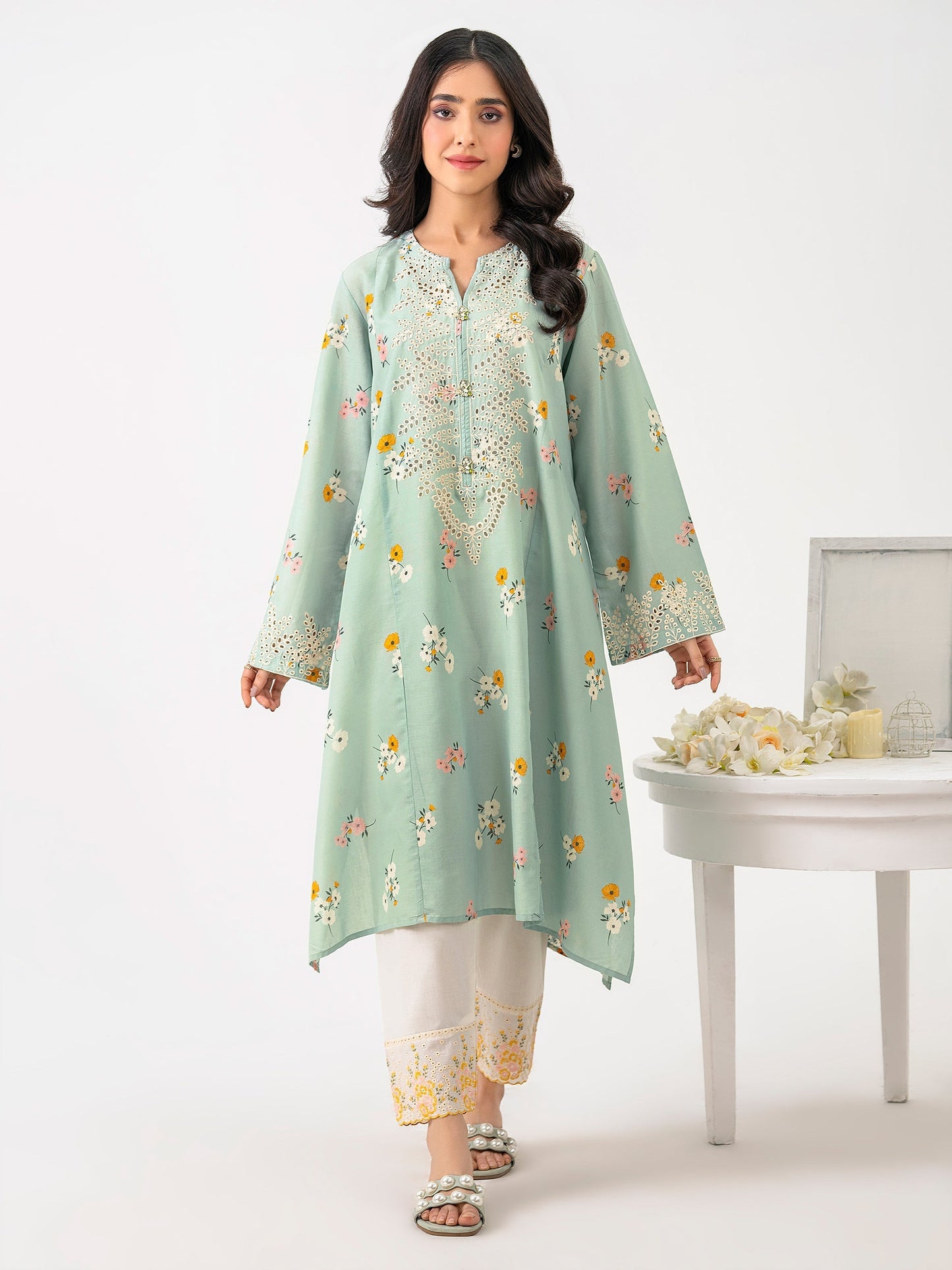 2 Piece Lawn Suit-Embroidered (Pret)