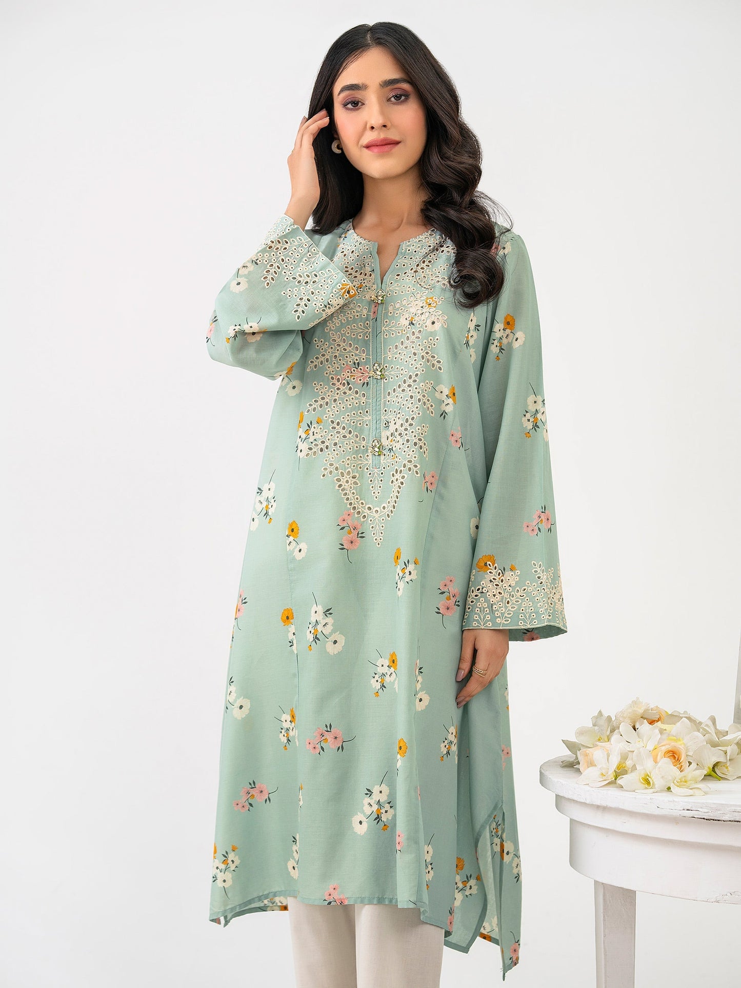 2 Piece Lawn Suit-Embroidered (Pret)