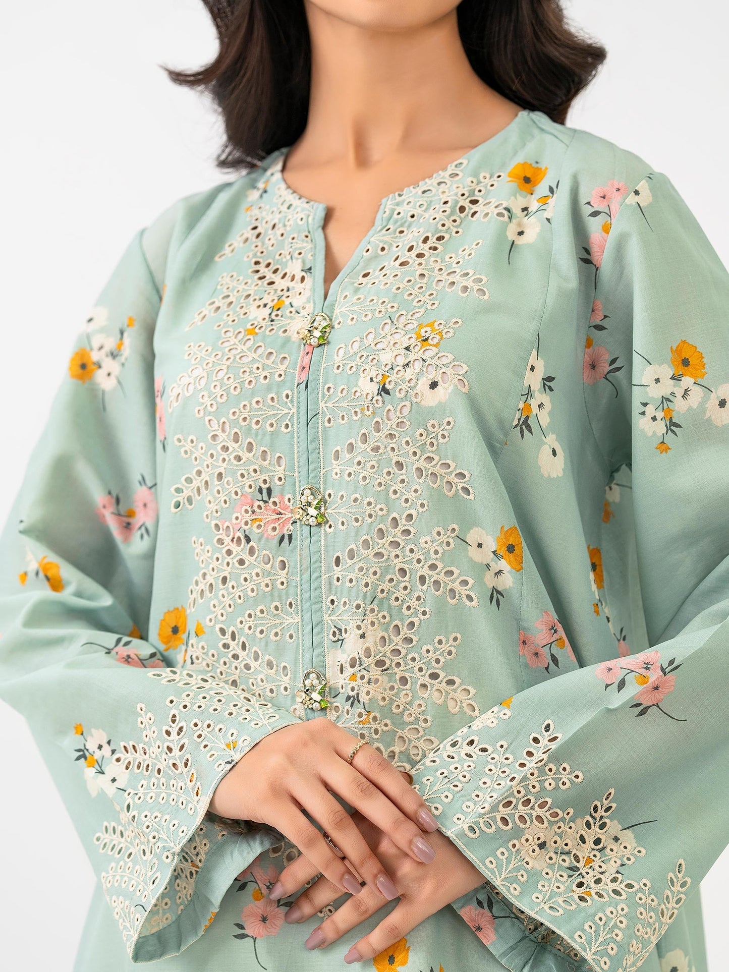 2 Piece Lawn Suit-Embroidered (Pret)