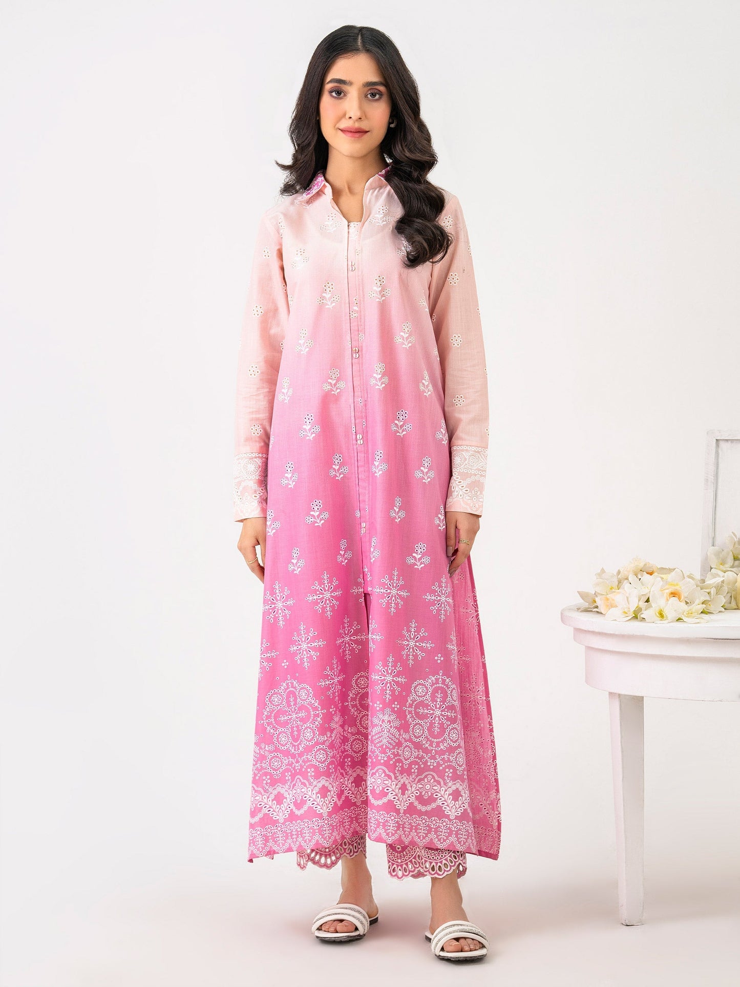 2 Piece Lawn Suit-Embroidered(Pret)