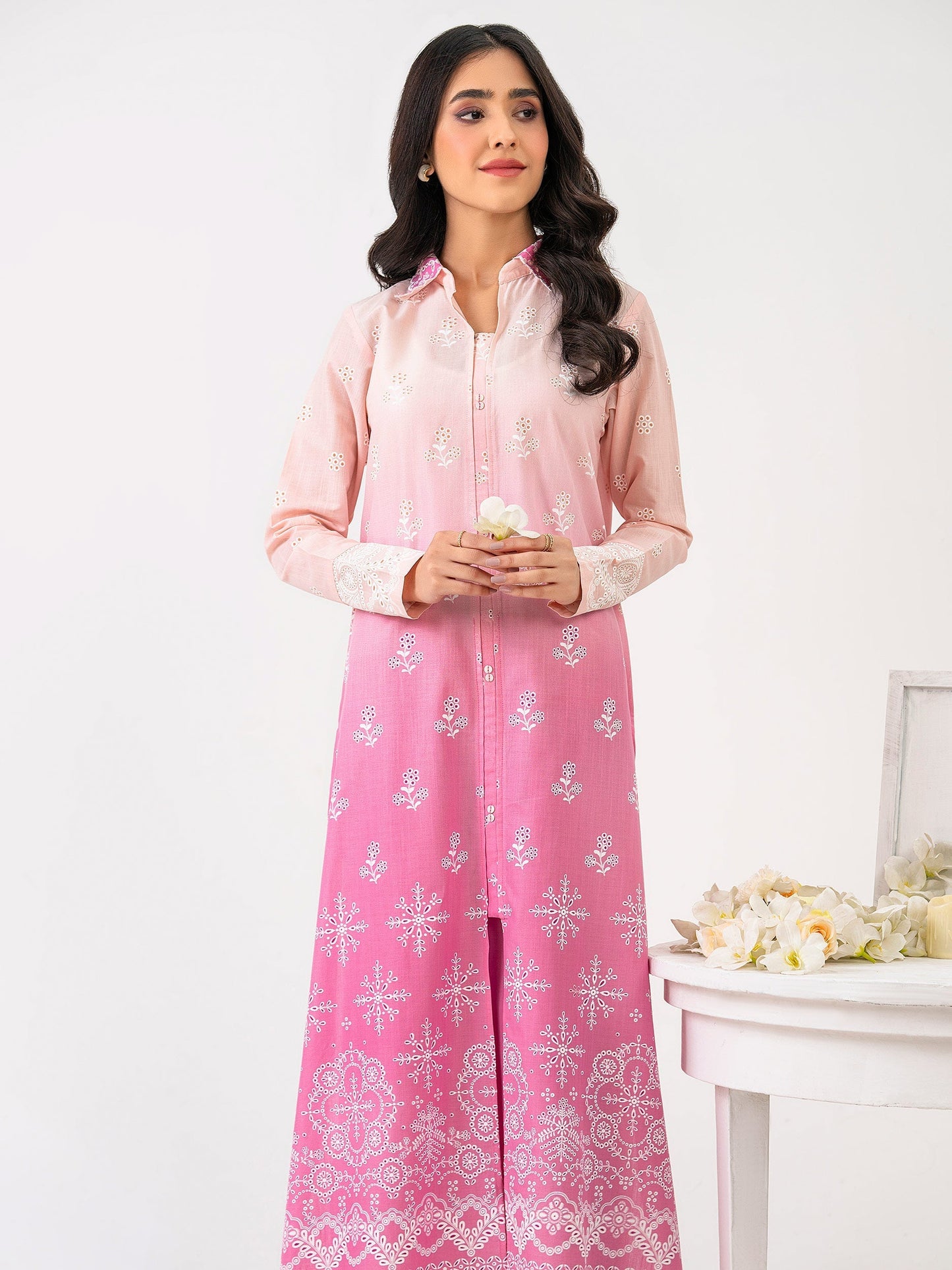 2 Piece Lawn Suit-Embroidered(Pret)