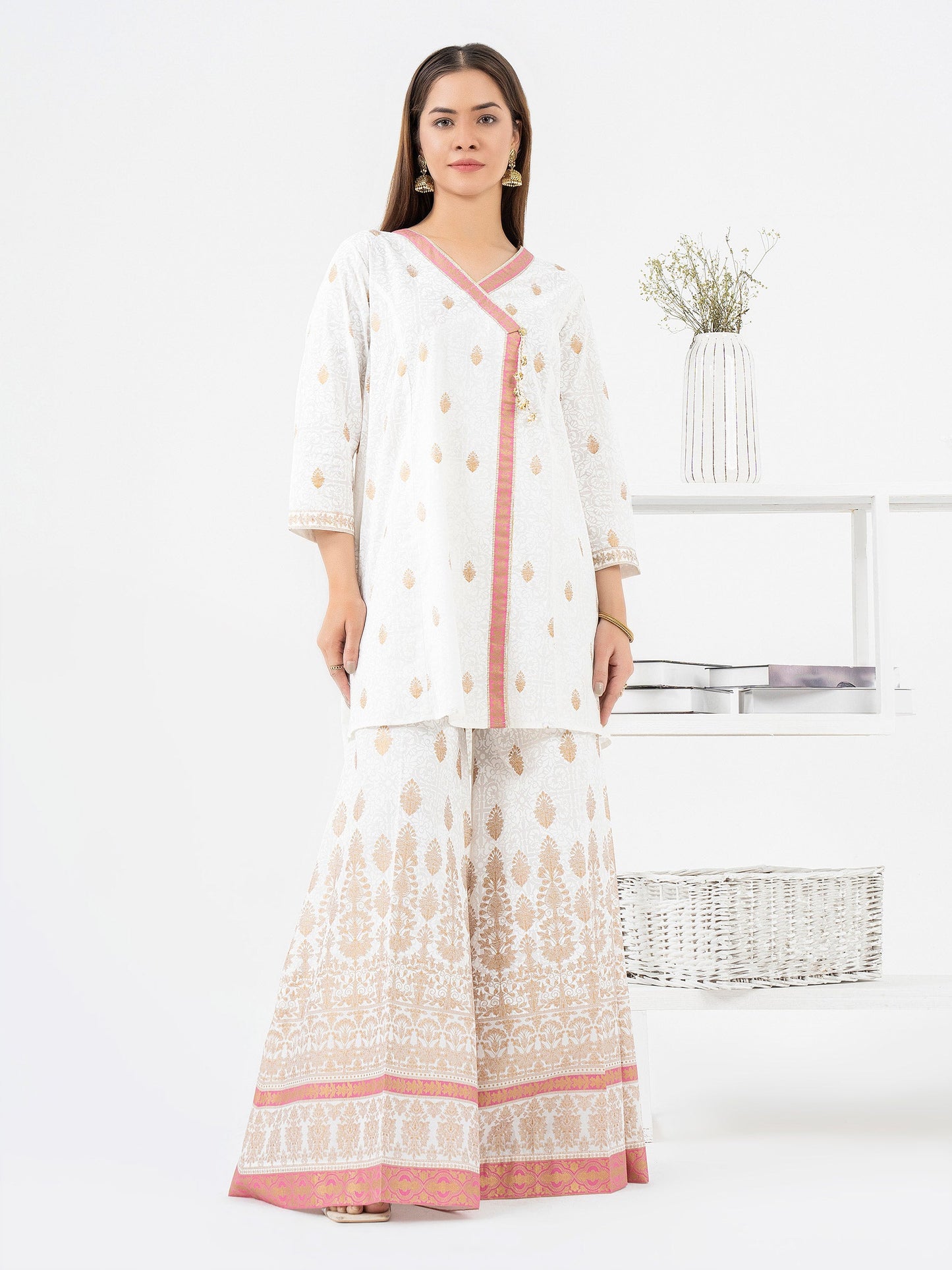 2 Piece Lawn Suit-Paste Print (Pret)