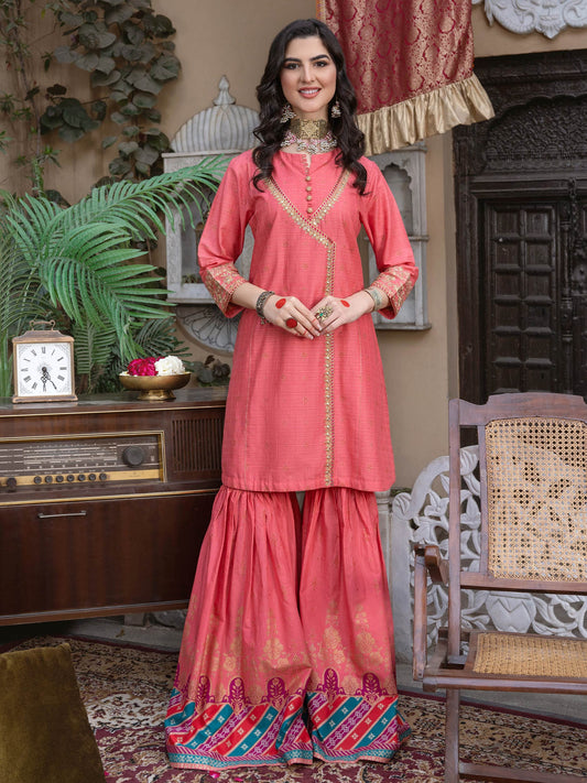 2 Piece Lawn Suit-Embroidered (Pret)