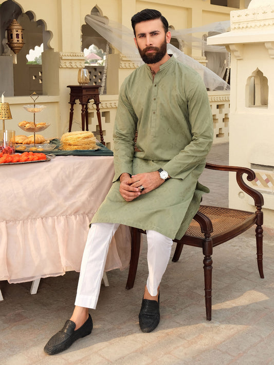 Jacquard Kurta