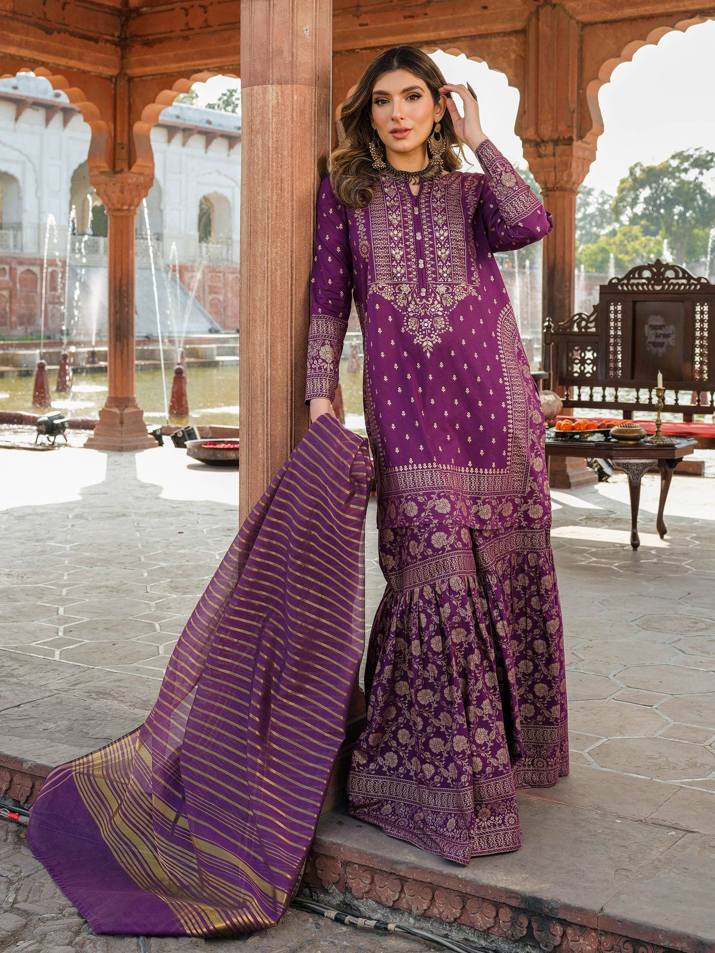 3 Piece Lawn Suit-Embellished (Pret)