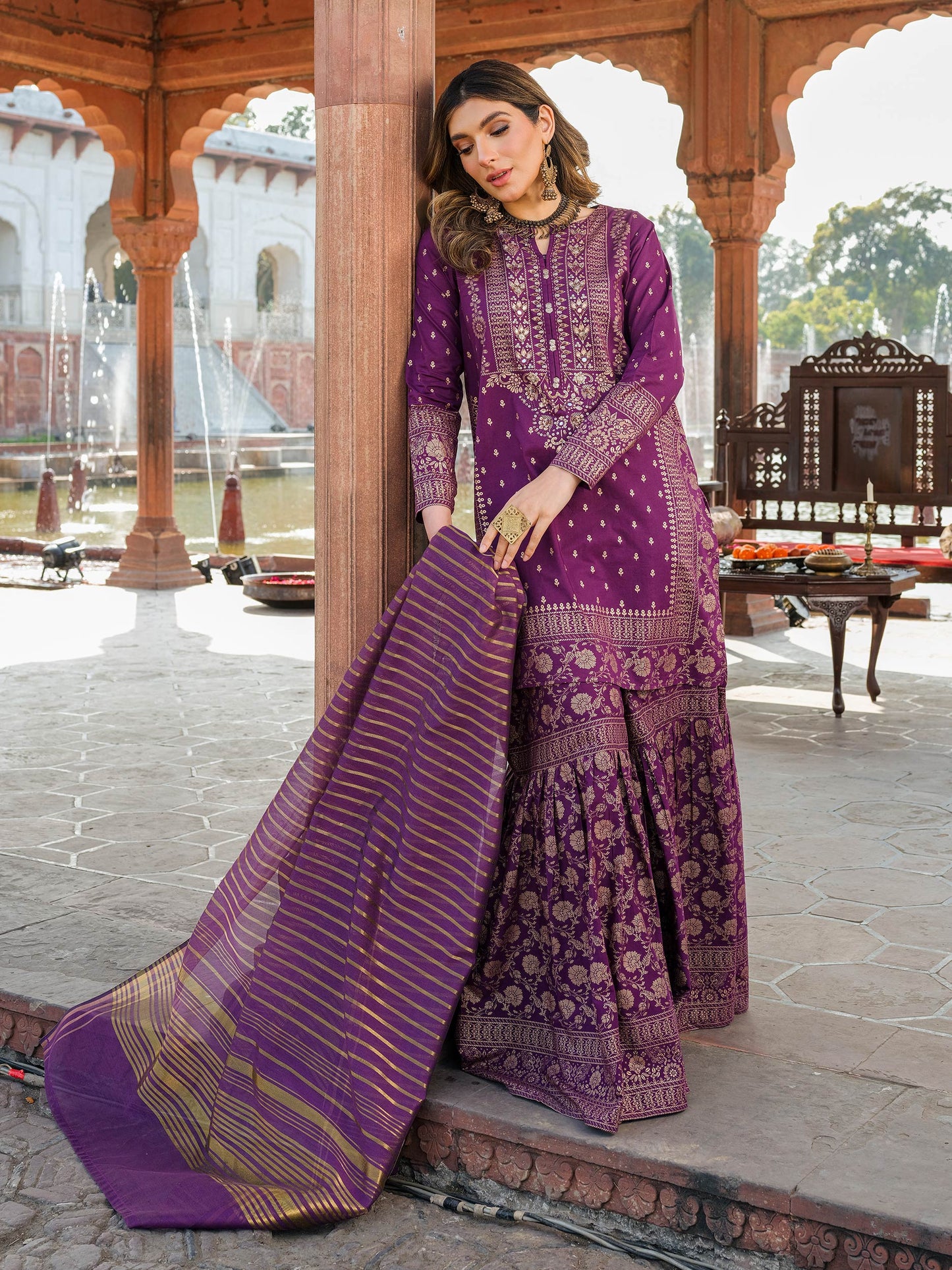 3 Piece Lawn Suit-Embellished (Pret)