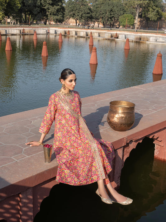 2 Piece Lawn Suit-Embroidered (Pret)