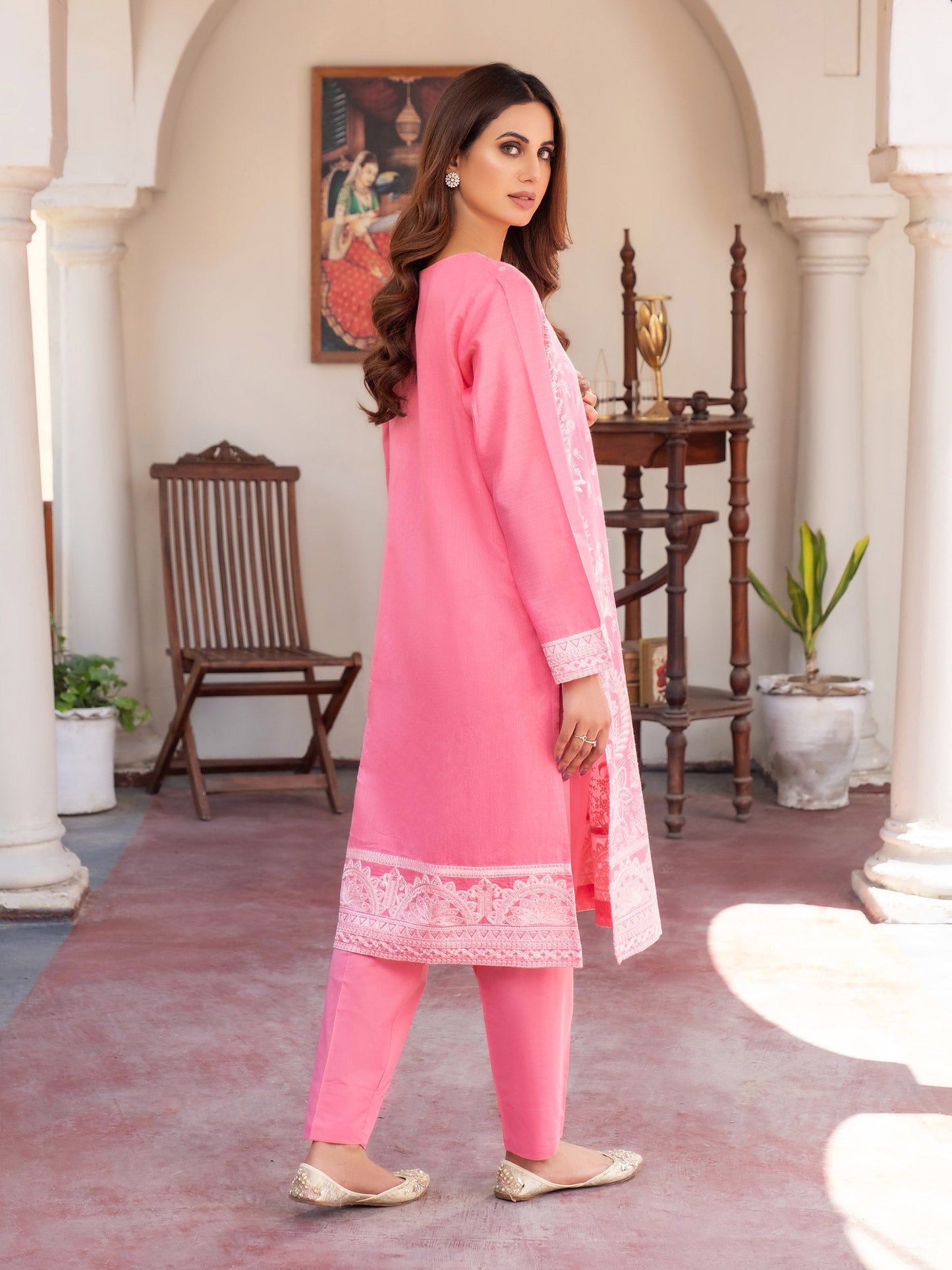 2 Piece Lawn Suit-Embroidered (Pret)