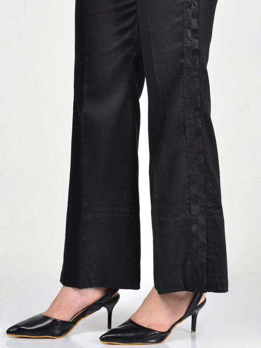 Satin Bootcut Pants