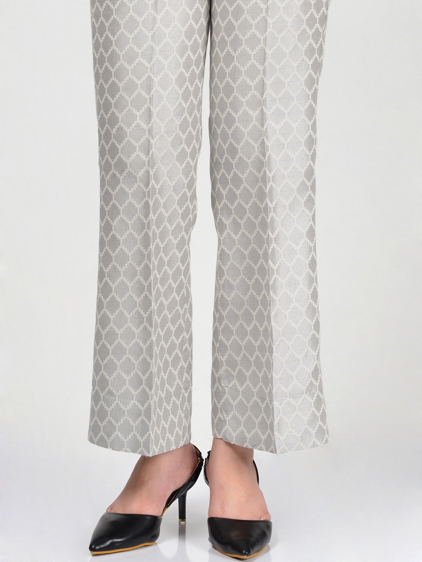 Jacquard Bootcut Pants