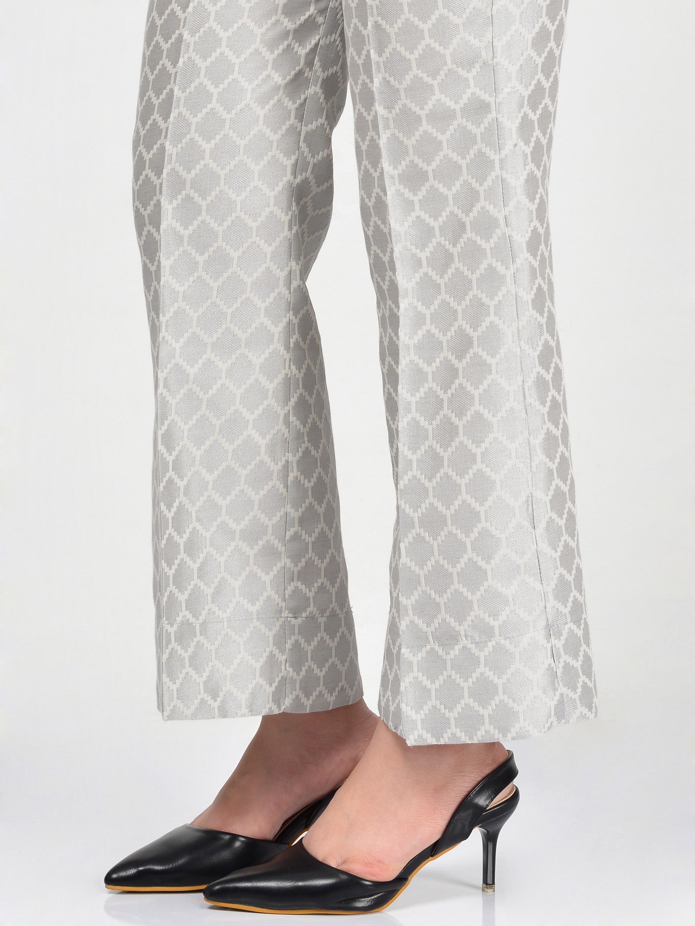 Jacquard Bootcut Pants