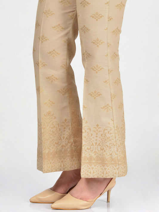 Jacquard Bootcut Pants