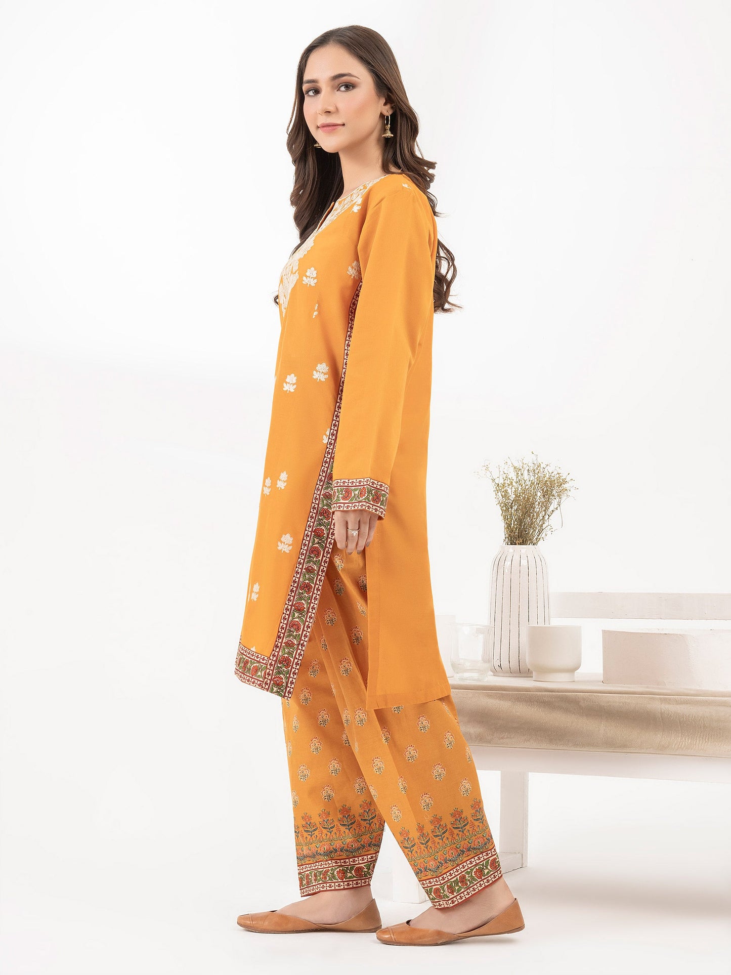 2 Piece Lawn Suit-Embroidered (Pret)