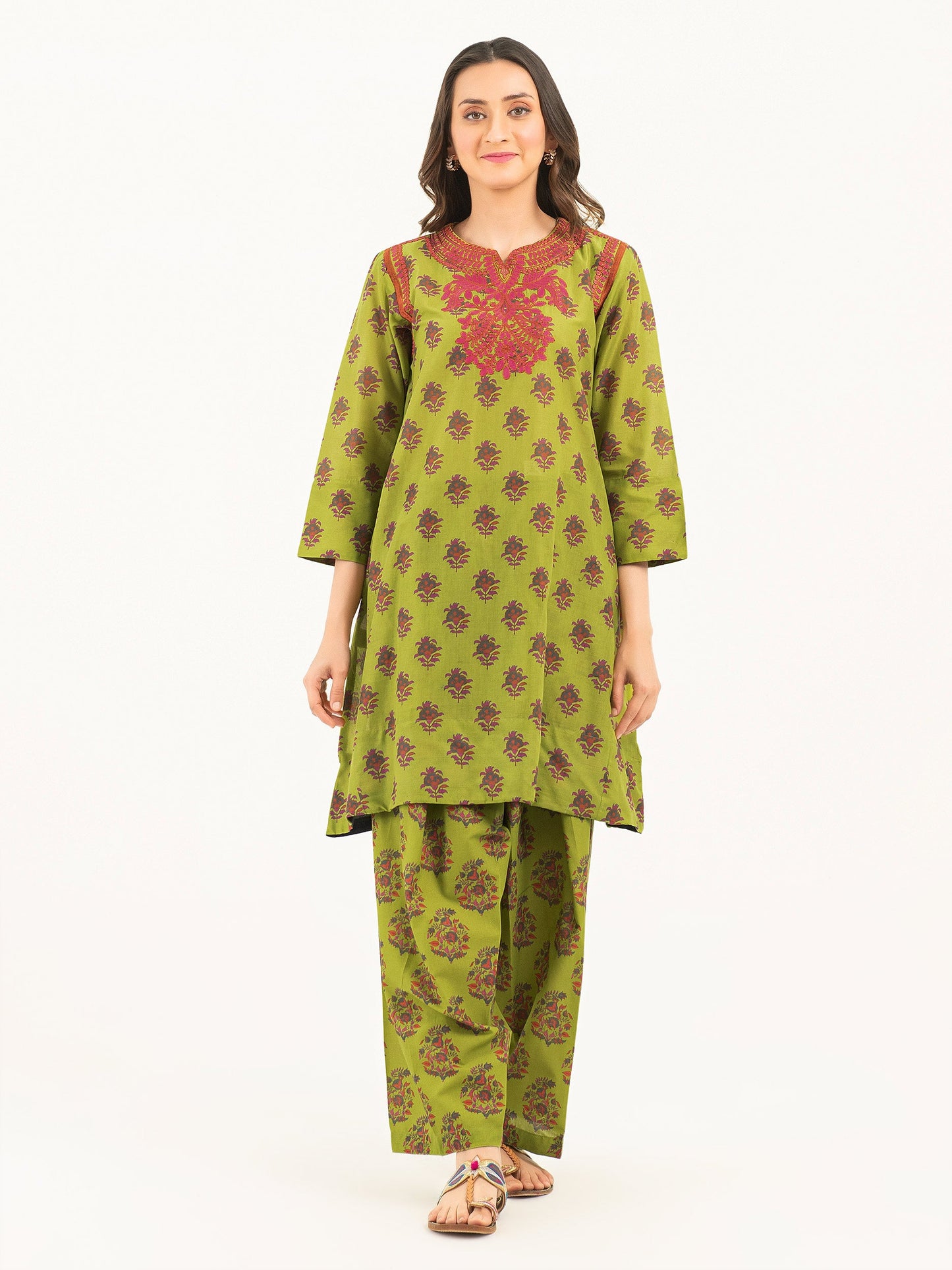 2 Piece Lawn Suit-Embroidered (Pret)