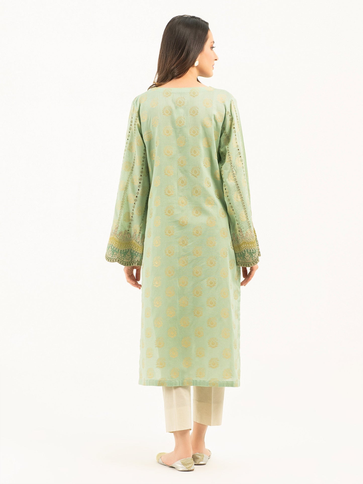 Jacquard Shirt-Embroidered (Pret)