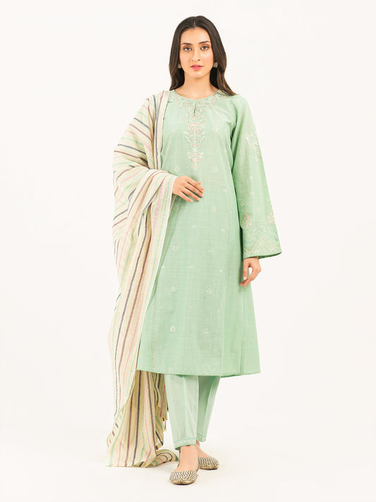 3 Piece Lawn Suit-Embroidered (Pret)