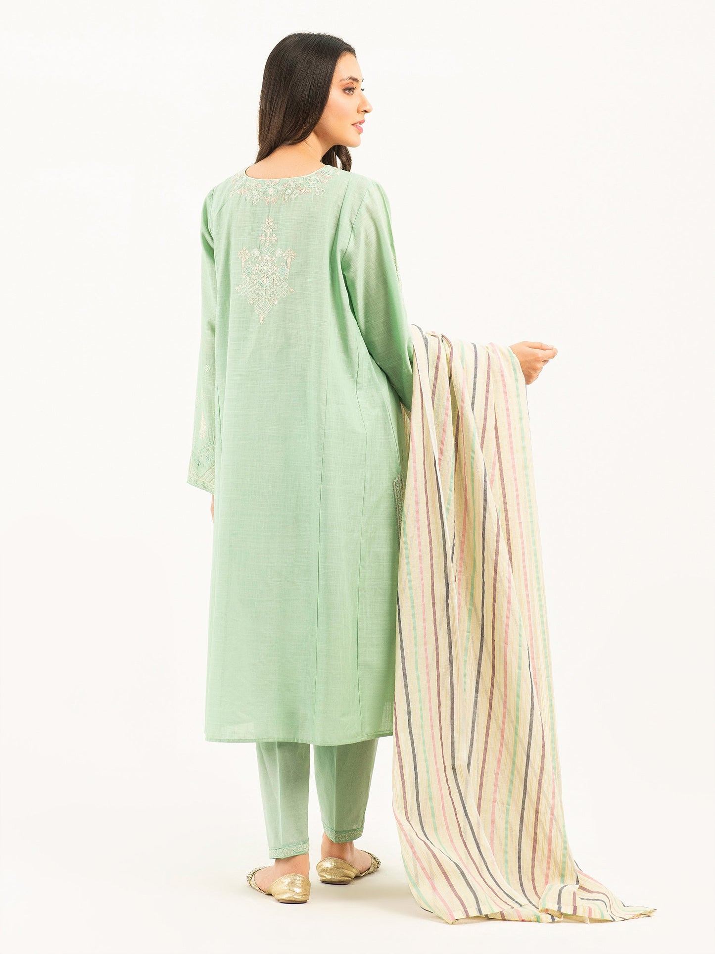 3 Piece Lawn Suit-Embroidered (Pret)