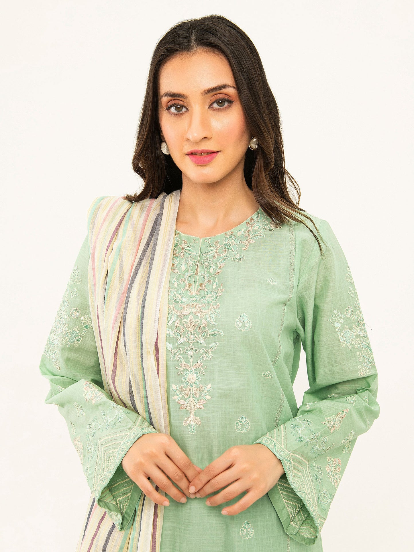 3 Piece Lawn Suit-Embroidered (Pret)