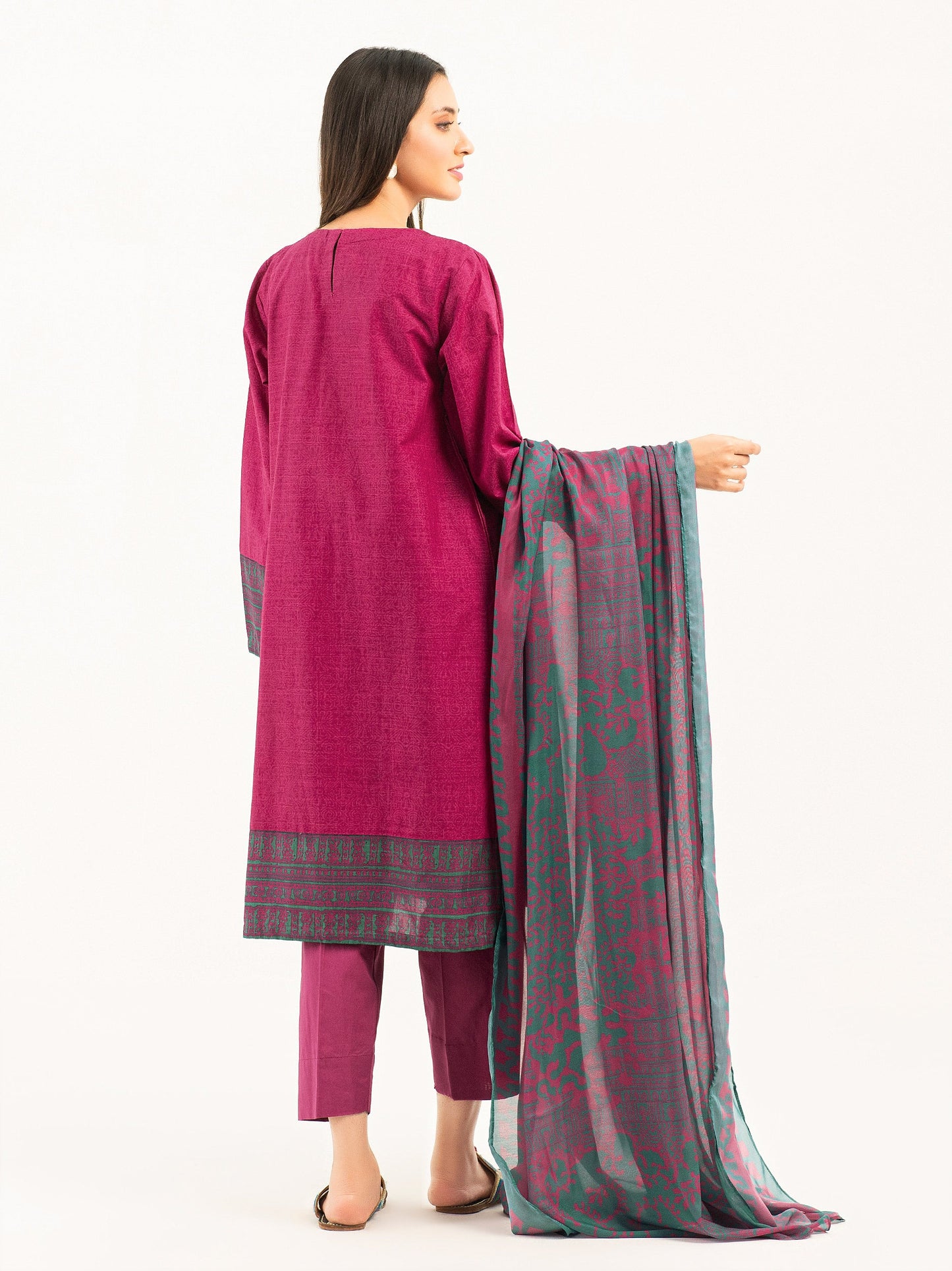 3 Piece Lawn Suit-Embroidered (Pret)