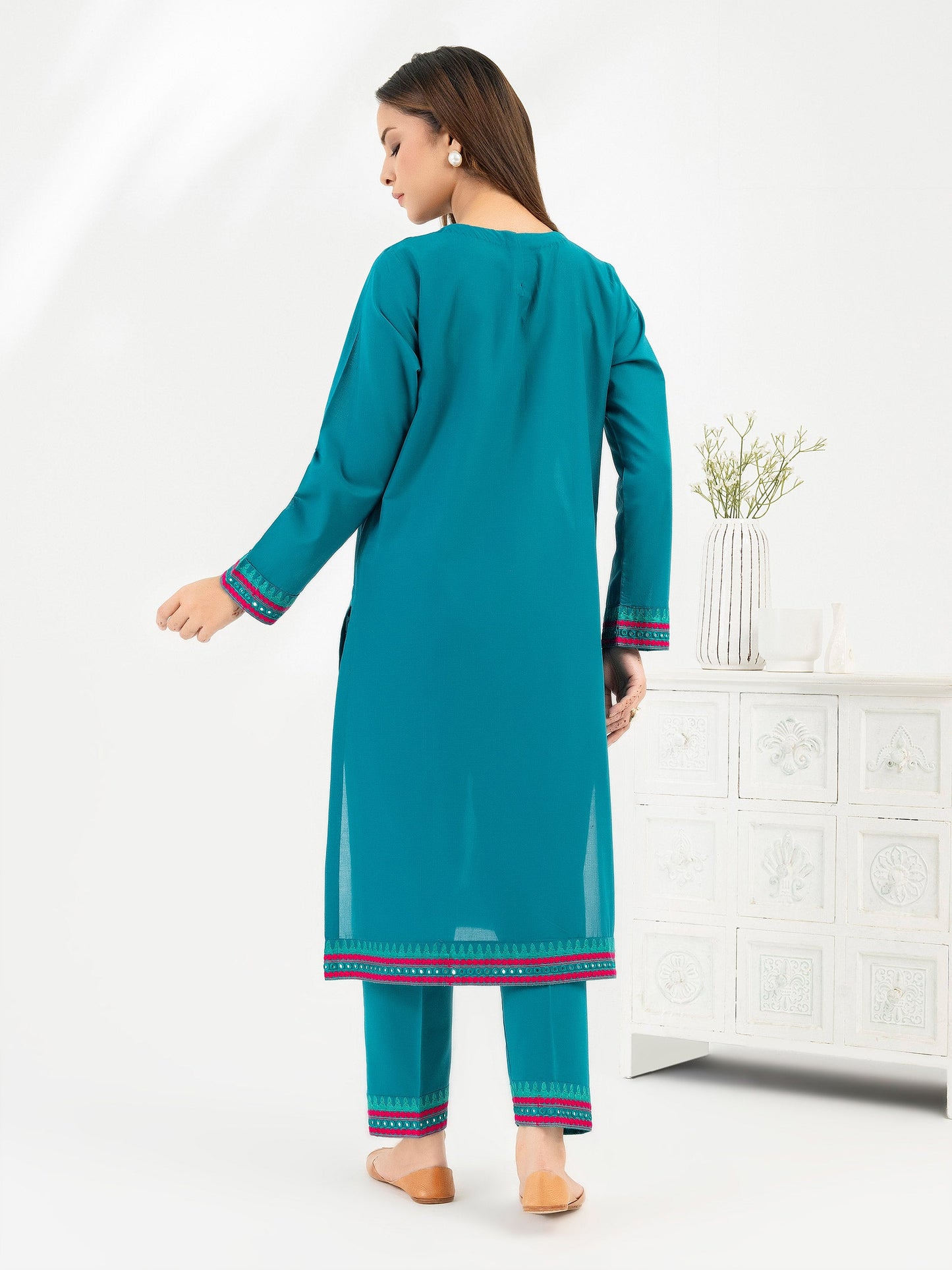 2 Piece Lawn Suit-Embroidered (Pret)