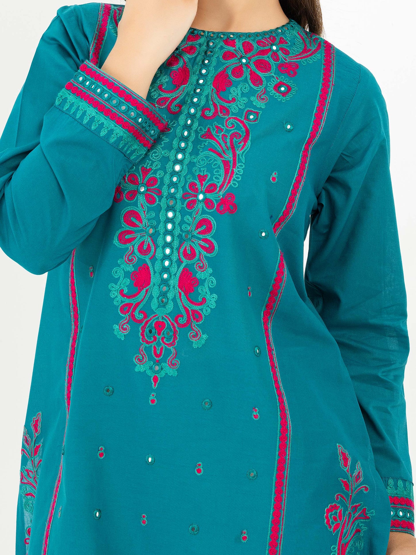 2 Piece Lawn Suit-Embroidered (Pret)