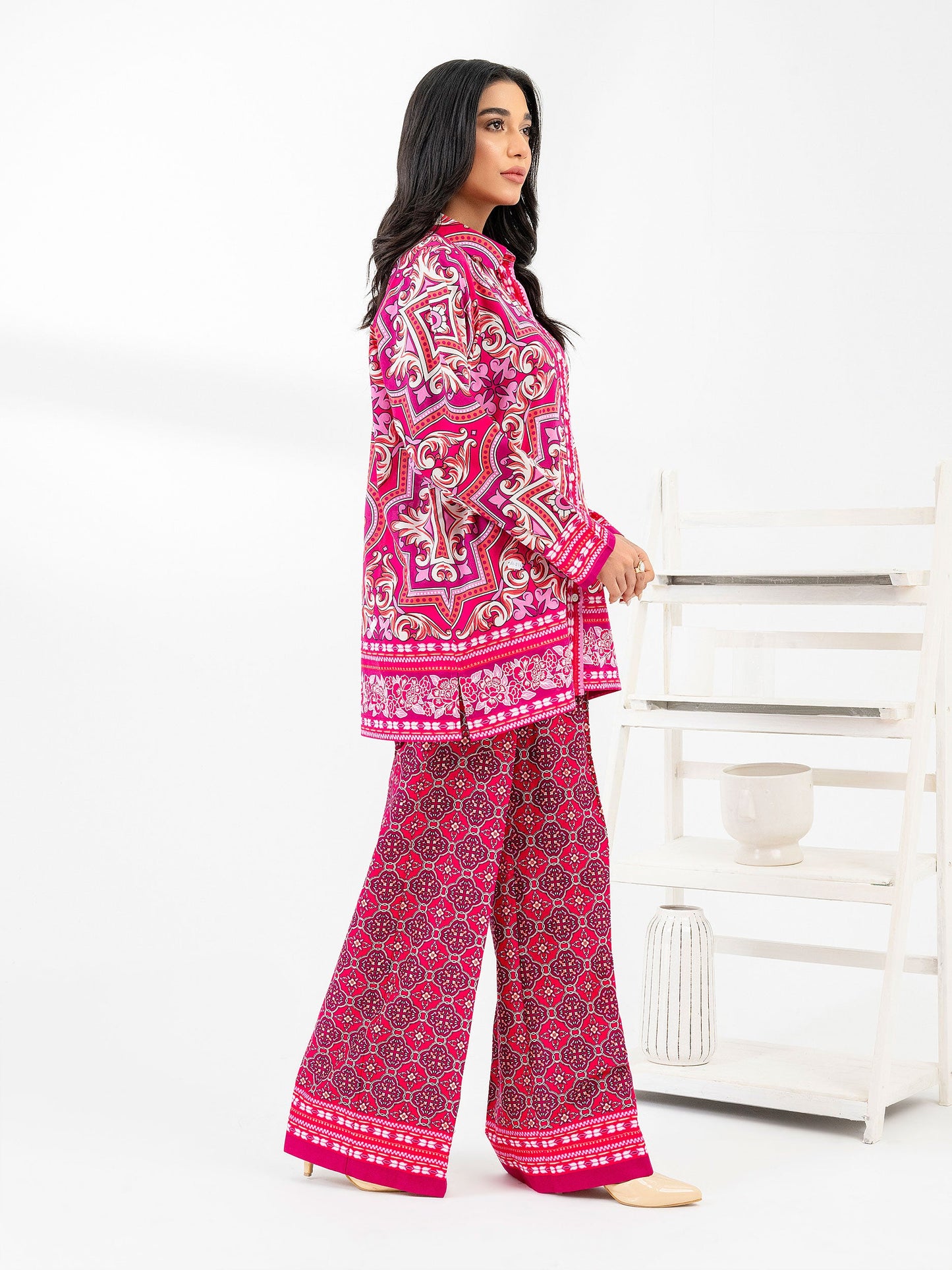 Lawn Co-Ord Set-Printed (Pret)