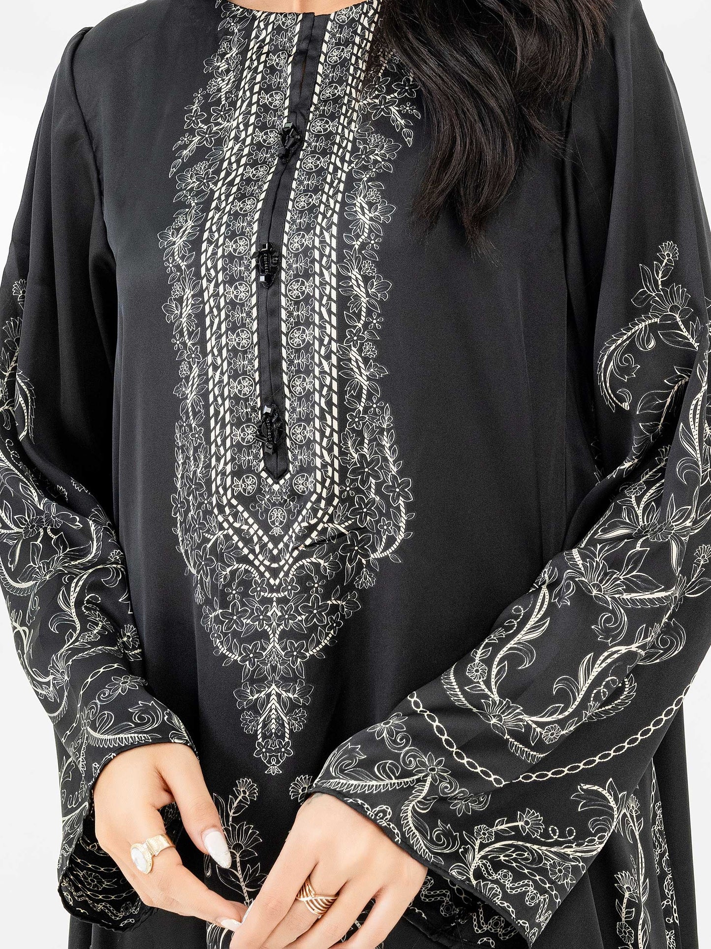 Silk Shirt- Printed (Pret)