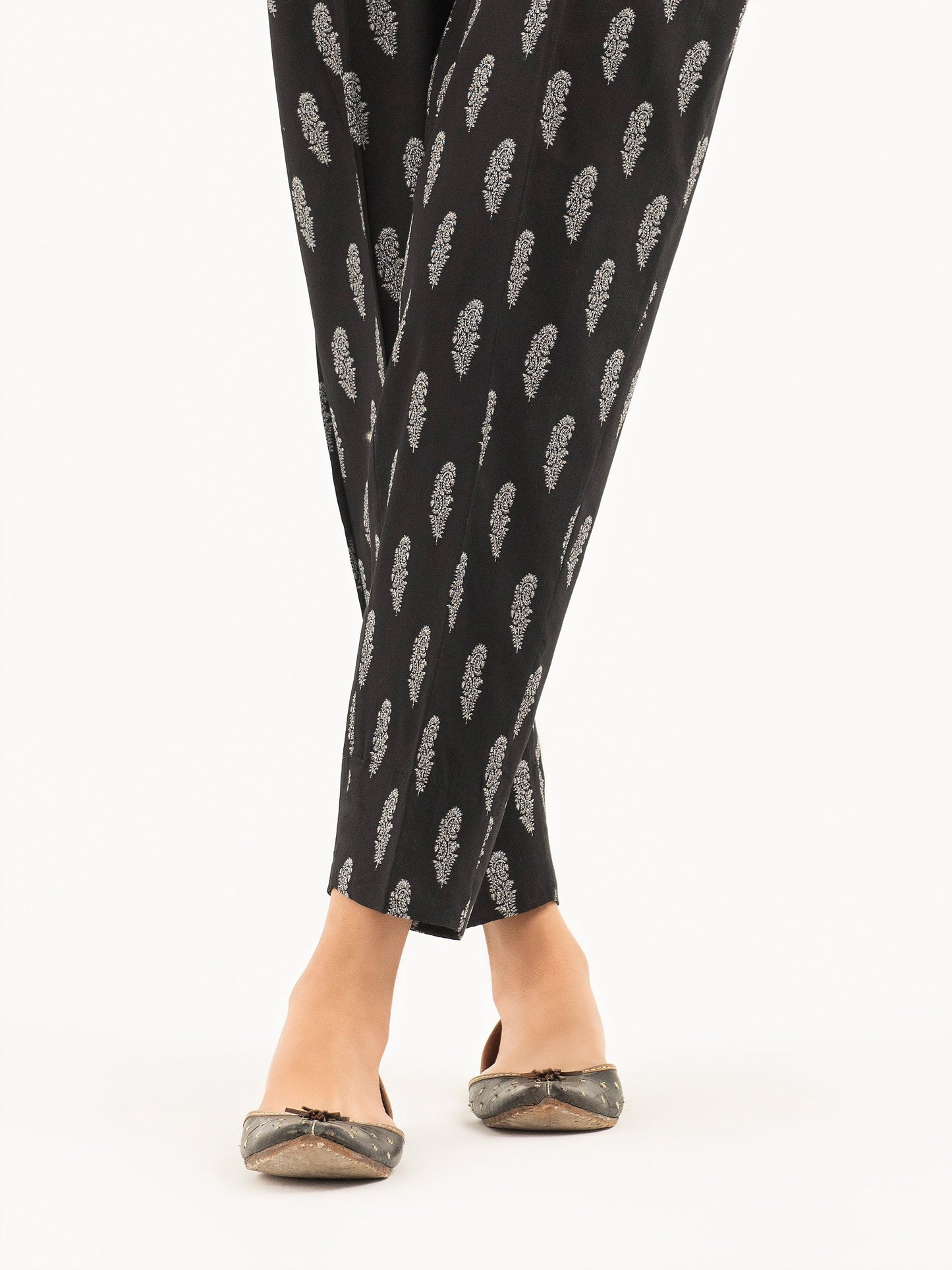 Printed Jacquard Trousers(Pret)