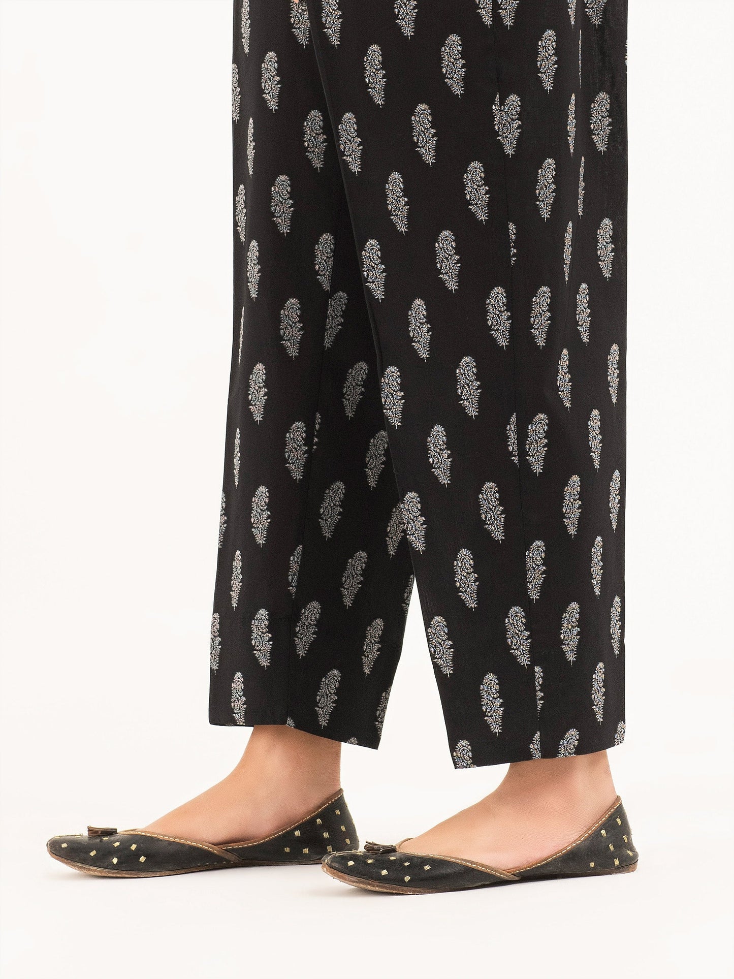 Printed Jacquard Trousers(Pret)