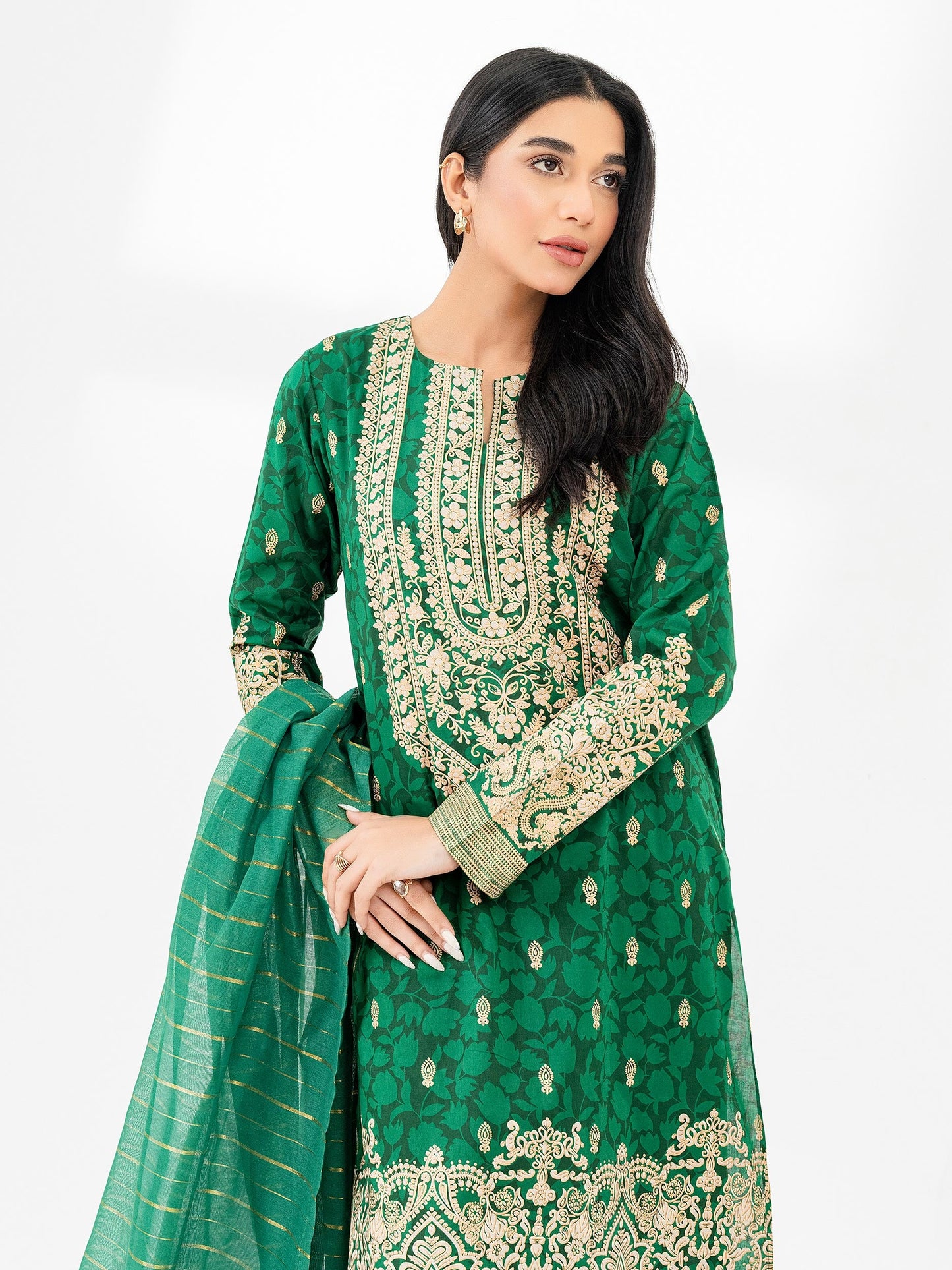 2 Piece Lawn Suit-Paste Print (Pret)