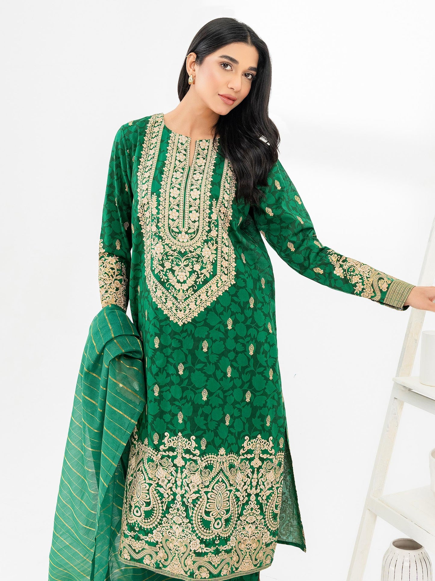 2 Piece Lawn Suit-Paste Print (Pret)