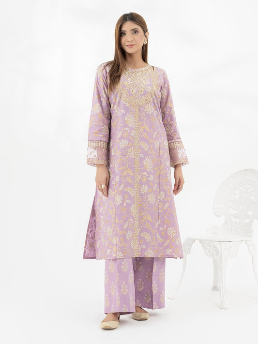 2 Piece Lawn Suit-Embroidered (Pret)