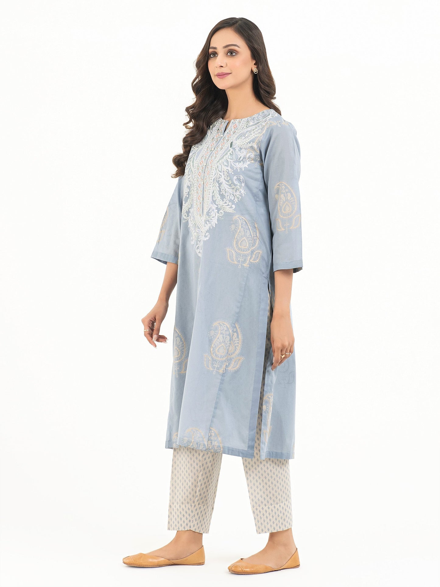 2 Piece Lawn Suit-Embroidered (Pret)