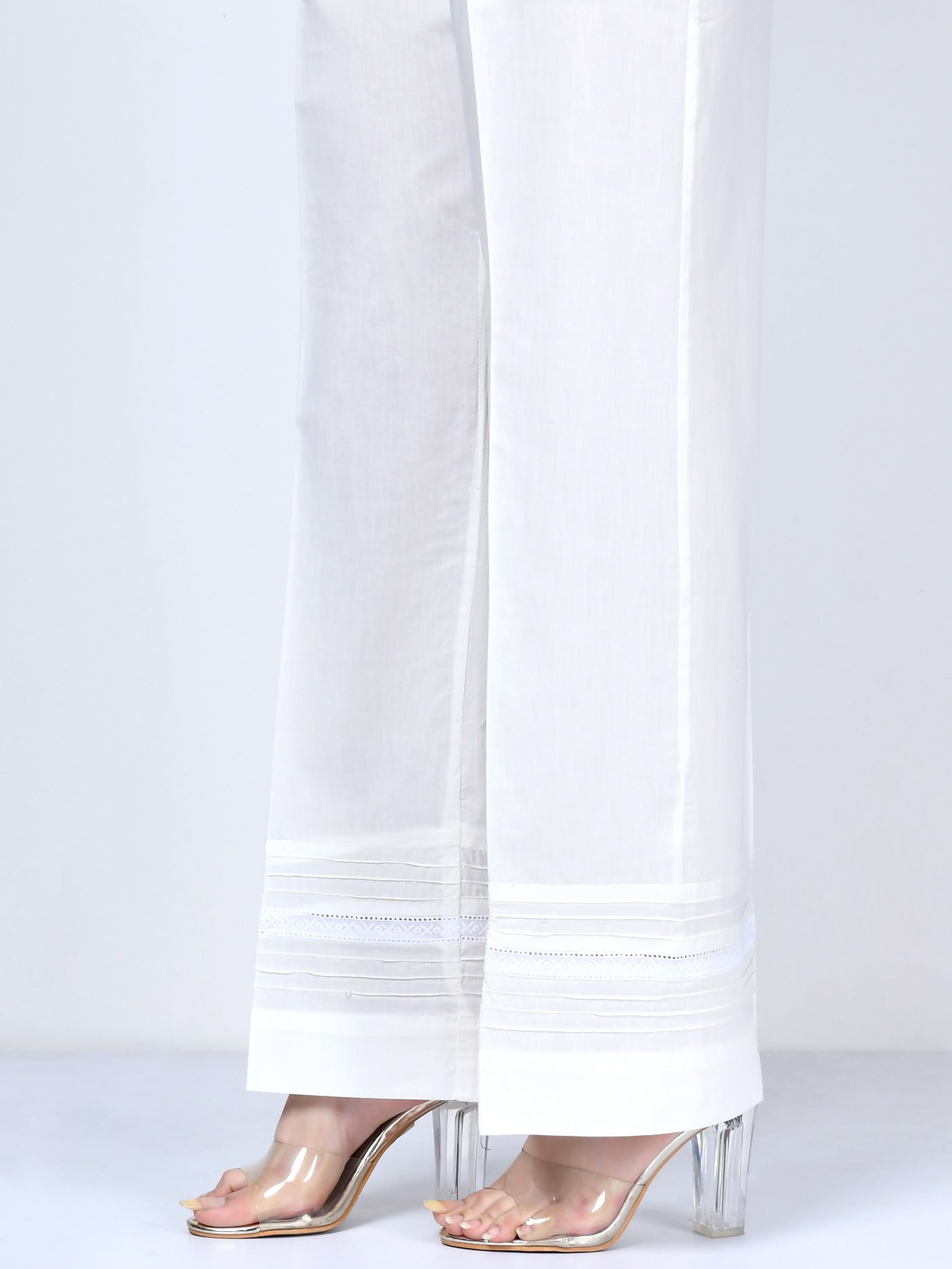 Pleated Cambric Pants