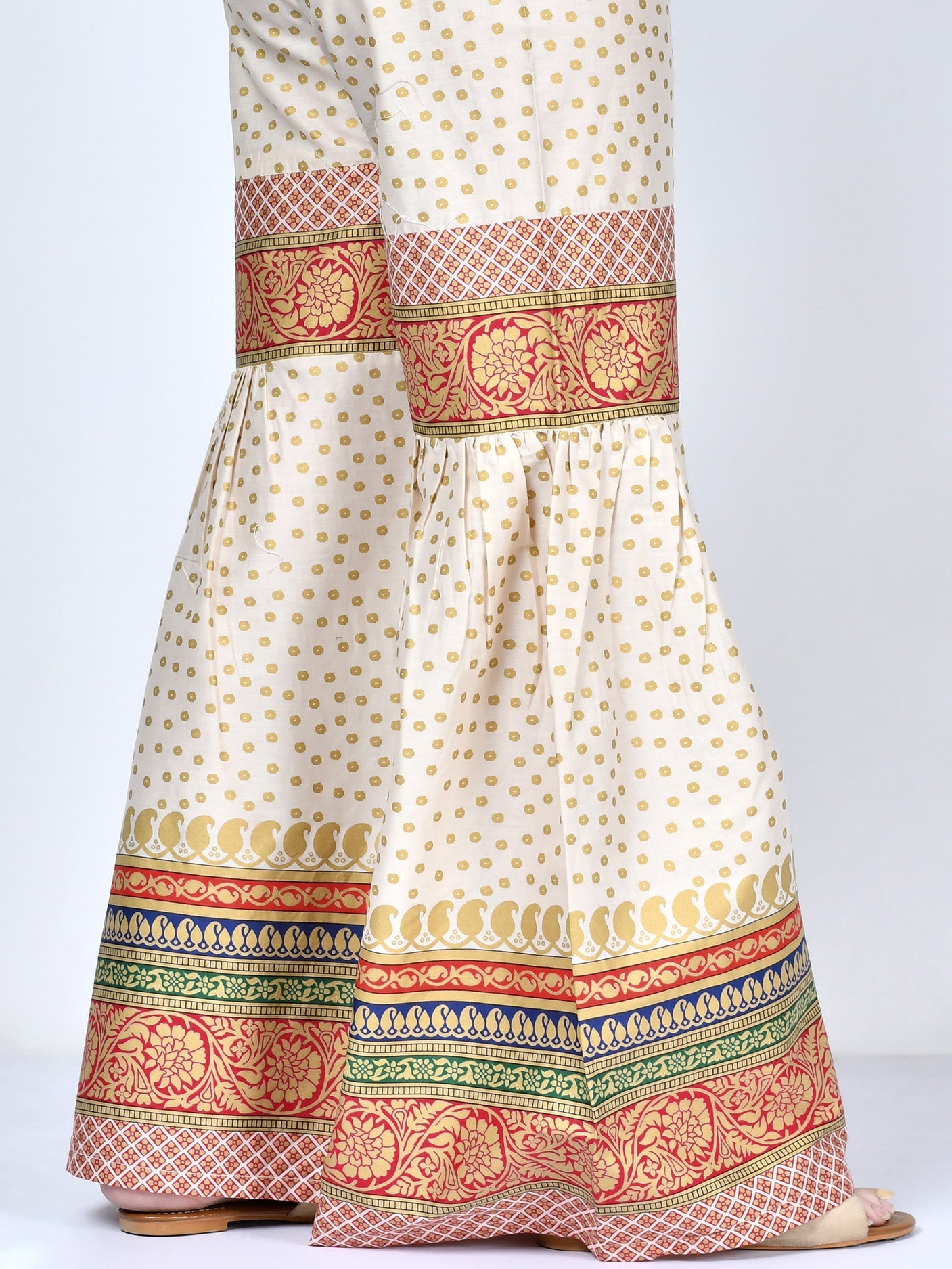 Printed Cambric Gharara