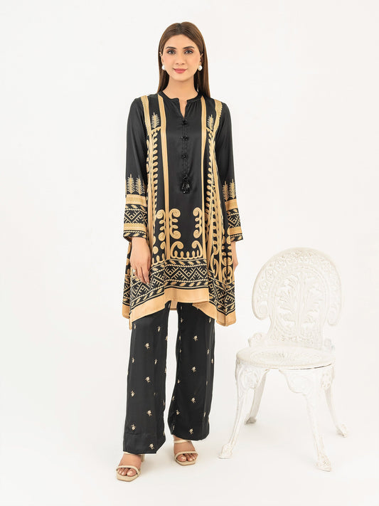 2 Piece Silk Suit-Printed (Pret)