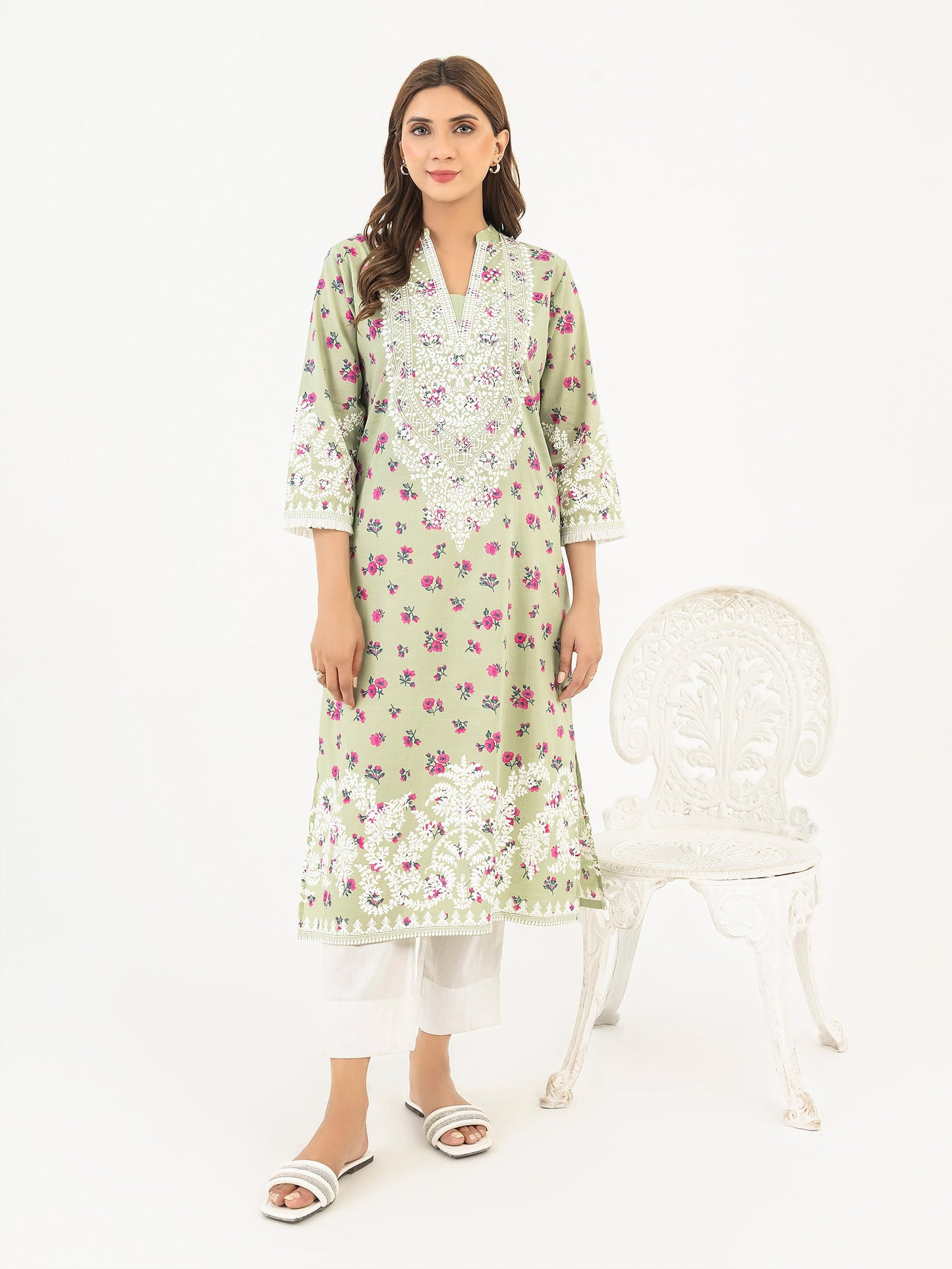 Lawn Shirt-Paste Print(Pret)