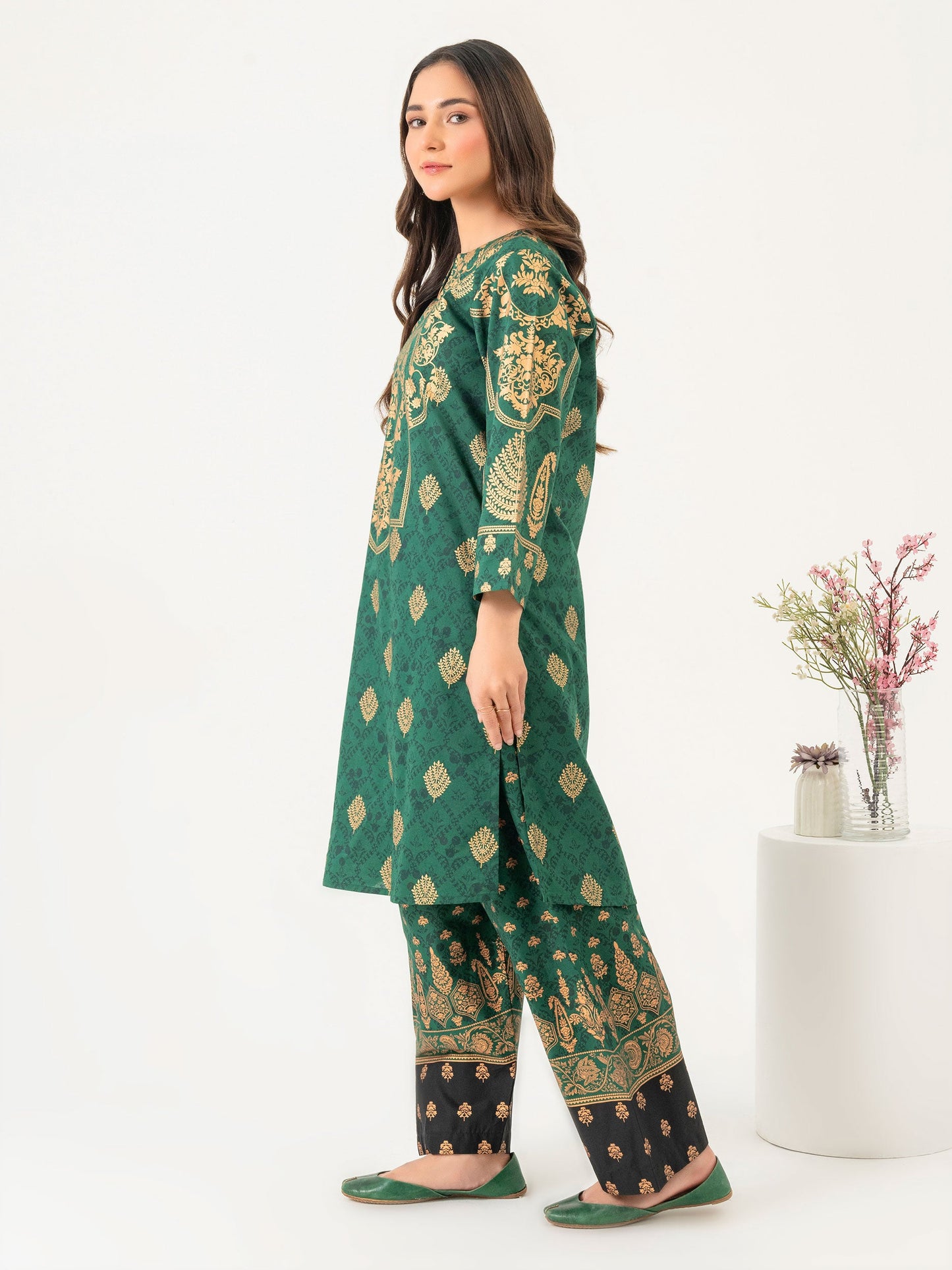 2 Piece Lawn Suit-Paste Print(Pret)