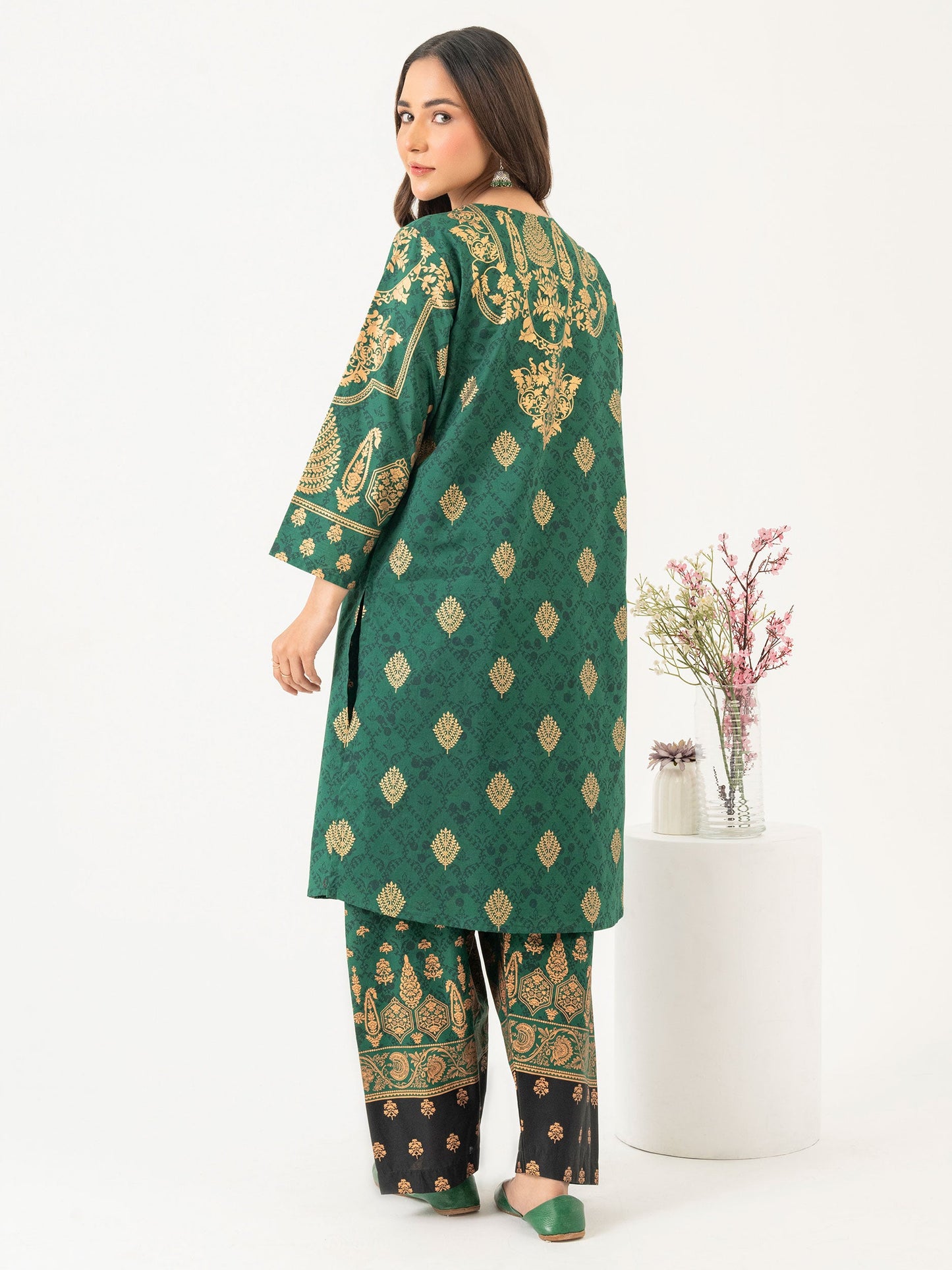 2 Piece Lawn Suit-Paste Print(Pret)