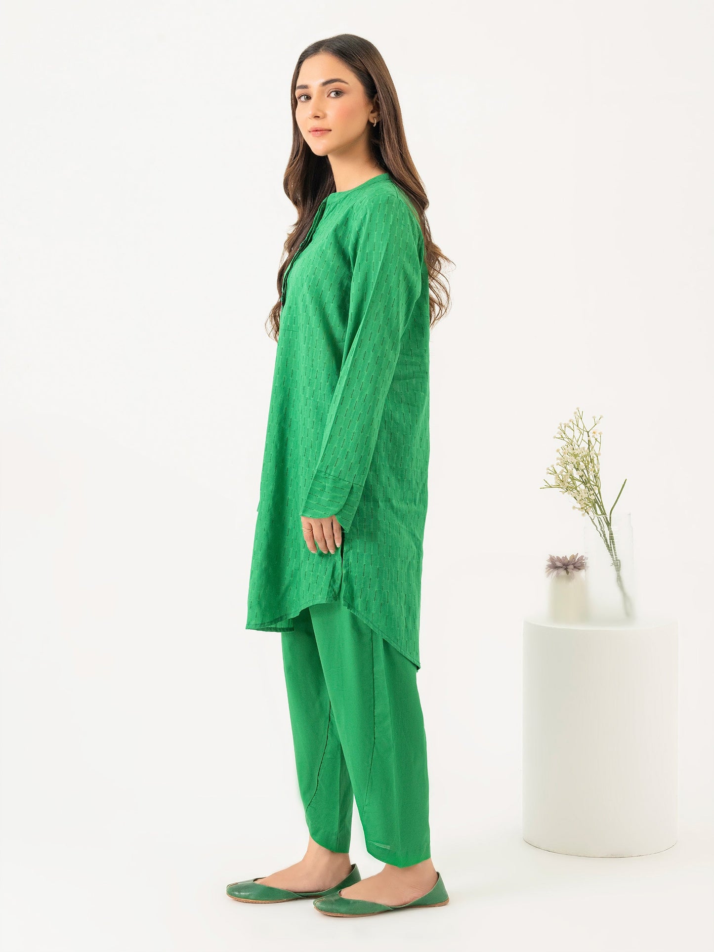 2 Piece Lawn Suit-Dyed(Pret)