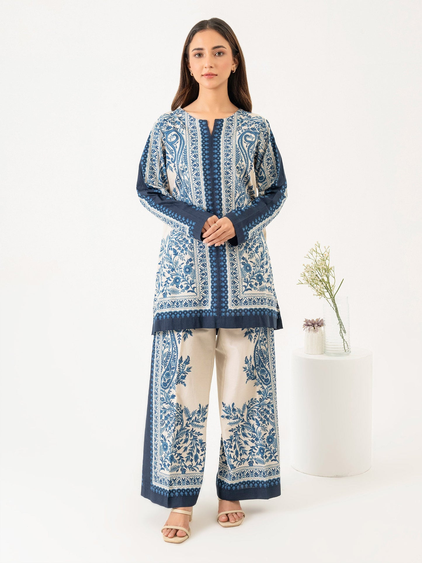 Viscose Co-ord Set-Printed(Pret)