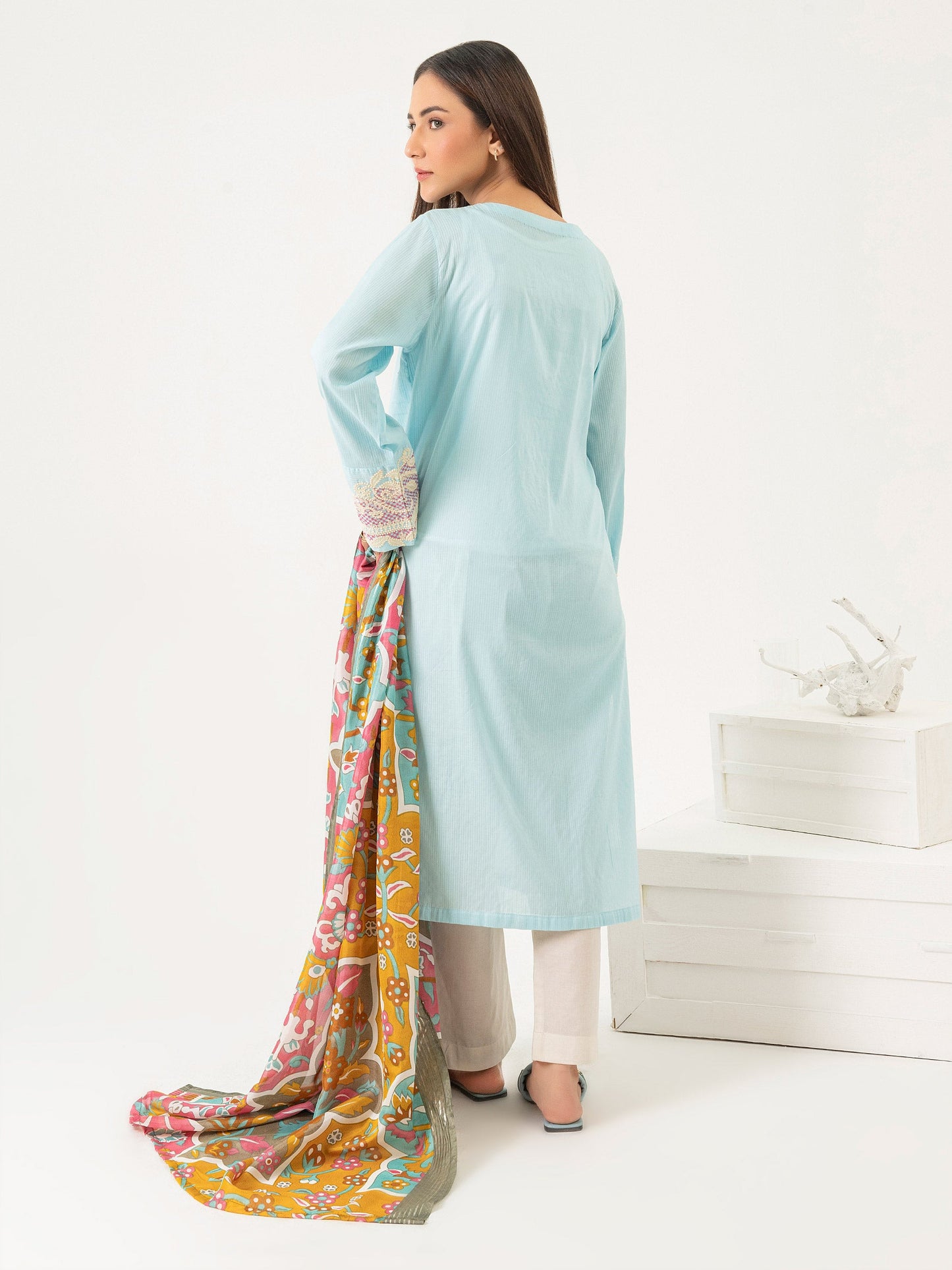 2 Piece Lawn Suit-Embroidered (Pret)