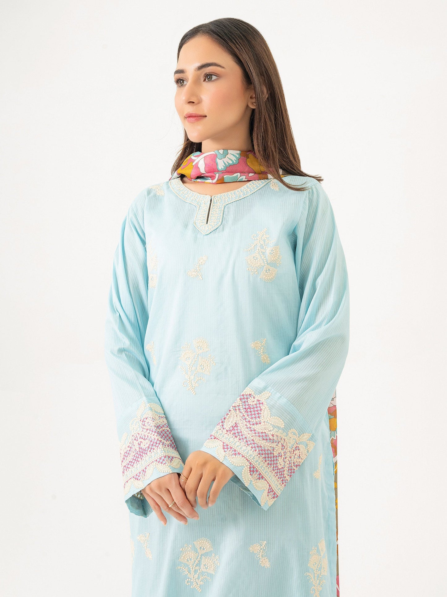 2 Piece Lawn Suit-Embroidered (Pret)