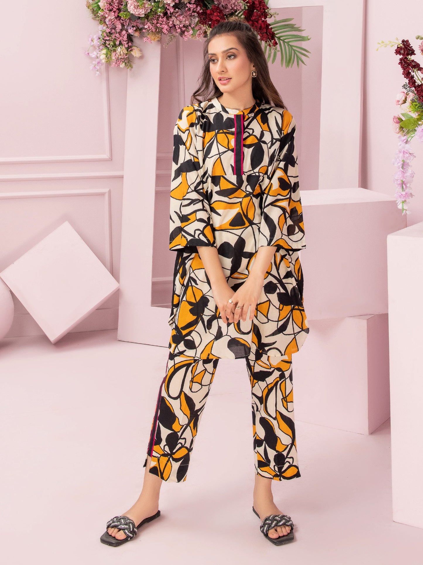 Printed Lawn Co-Ord Set (Pret)