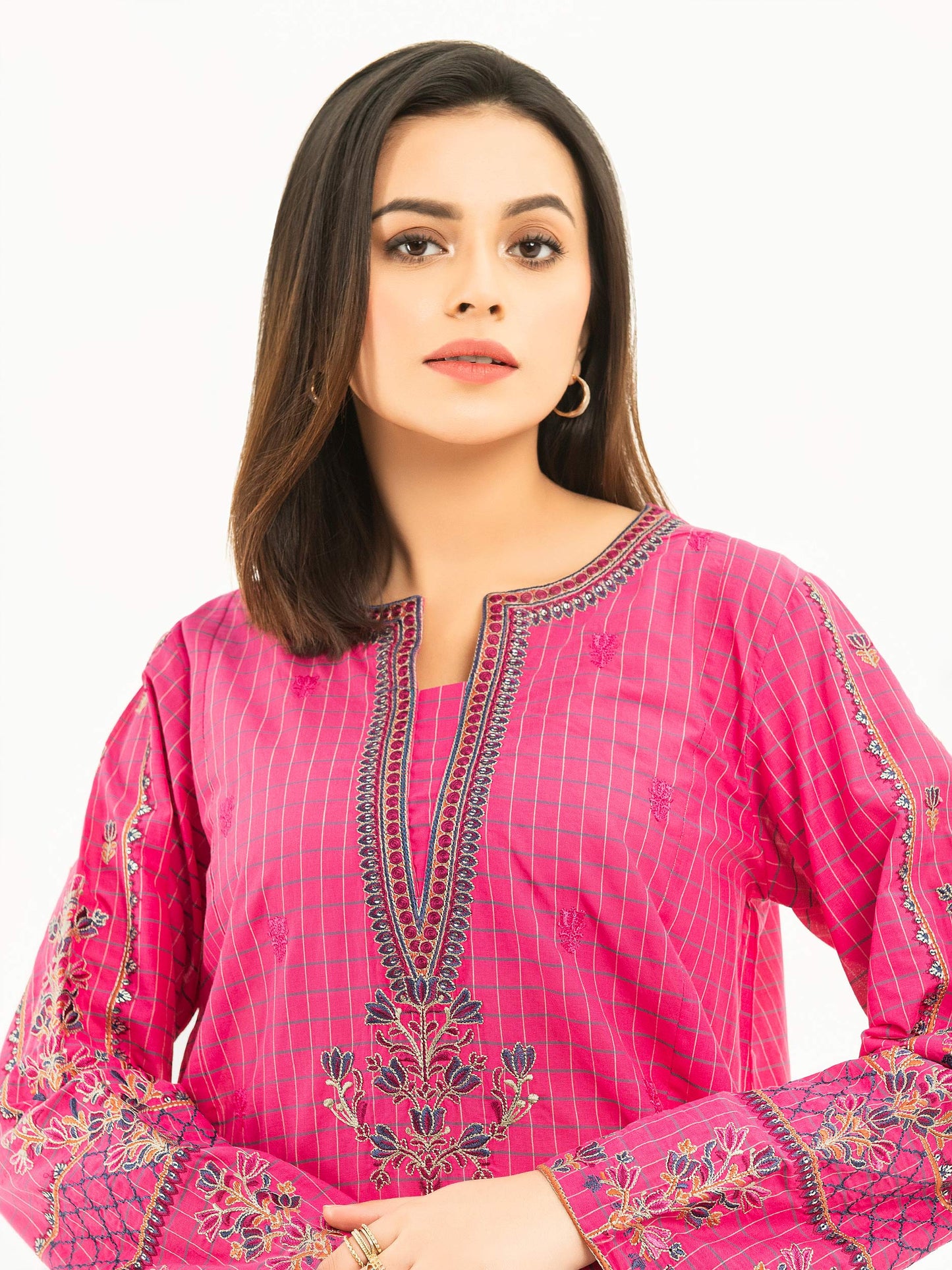 Yarn Dyed Shirt-Embroidered (Pret)