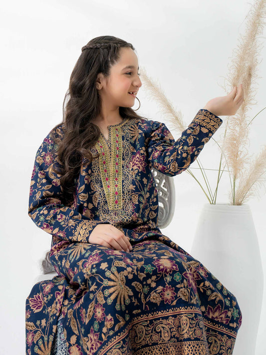 Khaddar Shirt-Embroidered