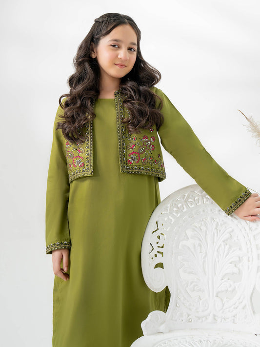 2 Piece Khaddar Suit-Embroidered